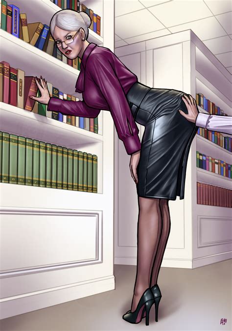 Library Lady 4 8 By SleinadFlar Hentai Foundry