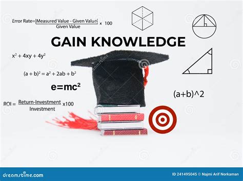 Gain Knowledge Stock Image Image Of Optimist Information 241495045