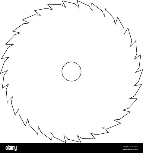 Circular saw vector icon illustration sign for web and design Stock