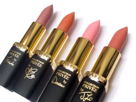 LOréal Collection Privée by Colour Riche Lipsticks in Freidas Nude Evas Nude Doutzens Nude