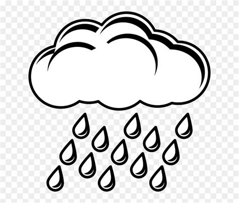 raindrops clipart ulan rainy weather clipart black  white