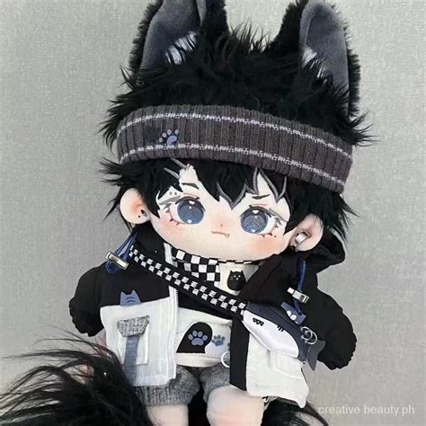 Spot Cm Cotton Doll Male Doll Beast Ear Beast Tail Non Attribute Blue Bay Nude Baby Handsome