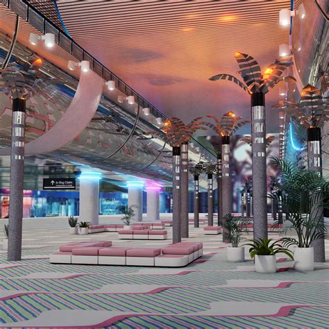 ArtStation - McCarran Airport (LAS) circa 1980s