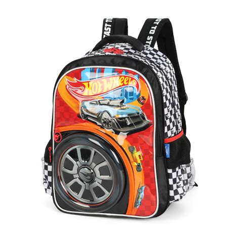 Mochila Costas Infantill Meninos Hot Wheels IS41501HW Shopee Brasil