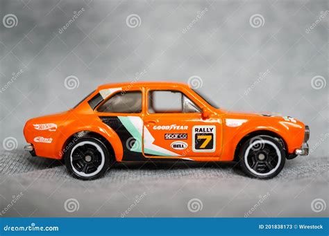 Mattel Hot Wheels Ford Escort Sport Car Editorial Stock Photo Image Of Illustrative Race