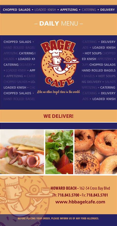 Howard Beach Bagel Cafe Menu | at 162-54 Cross Bay Blvd Howard Beach