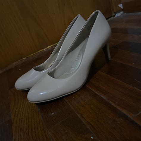 Nude Patent Heels Only Worn Twice Sz 10 But Depop