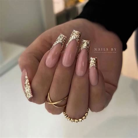 Glitter Silver Nails Nude Winter Summer Nails Artofit