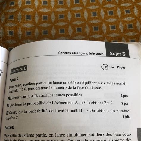 Exercice 1 Page 42 Annal Brevet Bonjours Jaurais Vraiment Besoins D