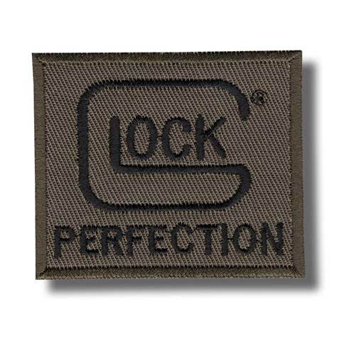 Glock Perfection Embroidered Patch 6x5 Cm Patch