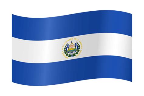 El Salvador flag vector - Country flags