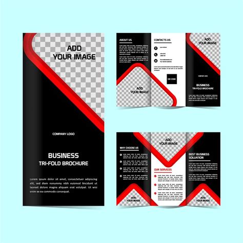 Vector Tri Fold Business Brochure Design Template MasterBundles