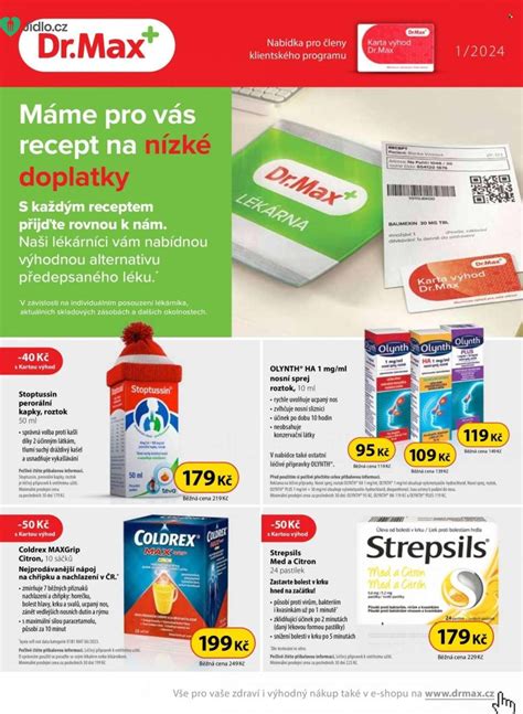 Dr. Max leták akce od 01.01.2024 do 31.01.2024 - Jídlo.cz