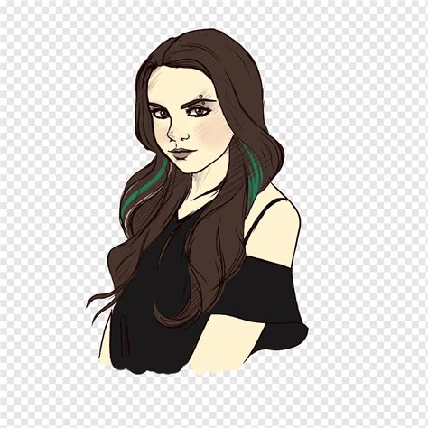 Elizabeth Gillies Victorious Jade West Drawing Jade Face Black Hair