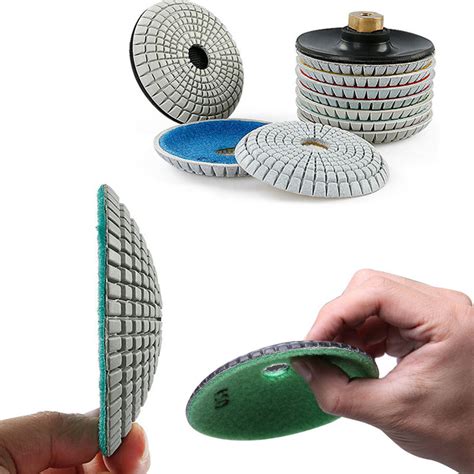 Arc Bowl Shape Convex Diamond Polishing Pads For Stone Profiling