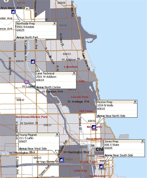 Chicago's top high schools and their locations - Chicago Metro Area ...