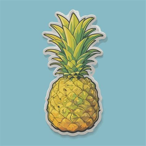 Vecteur De Dessin Anim L Ananas Vecteur Premium