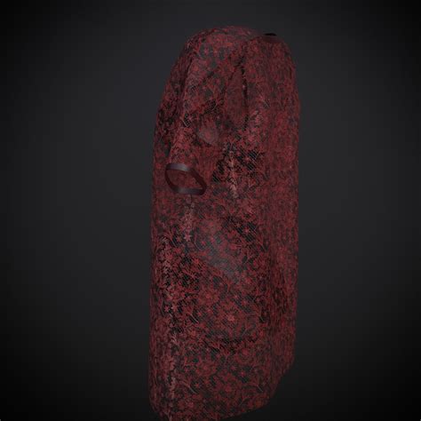 3D Model Women Lingerie Bikini Set And Crotchet Shirt Swimsuit Outfit VR AR Low Poly