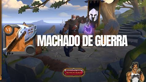 Build Machado De Guerra Dicasparainiciantes Albion Online Youtube