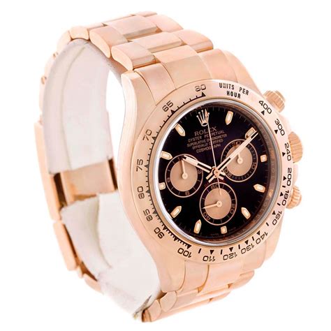 Rolex Daytona Rose Gold 116505 Stock 11327p Swisswatchexpo
