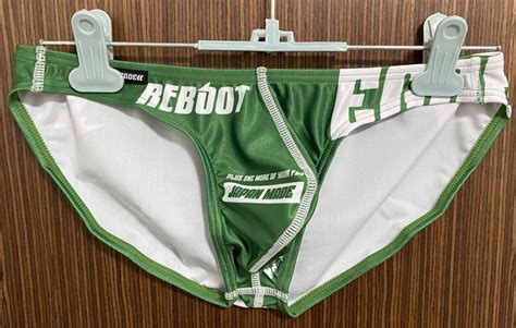 EGDE REBOOT Re Super Low Rise Bikini Green 3469 Men S Fashion Bottoms New Underwear On