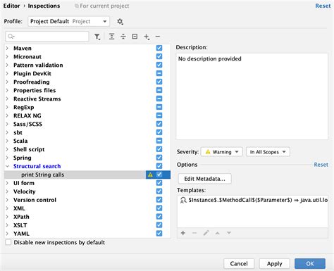 Work With Structural Search And Replace IntelliJ IDEA