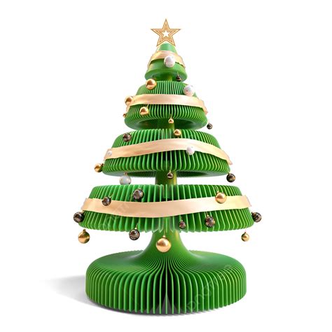 Origami Christmas Tree Christmas Tree Christmas Christmas Balls Png