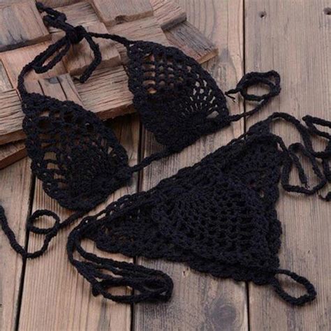 Micro Bikini Set Crochet Lingerie Sexy Mini Bain De Soleil Maillot De Bain Offre Plus De