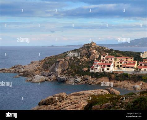 View Across Bay To The North West Of Calvi Corsica Corse France