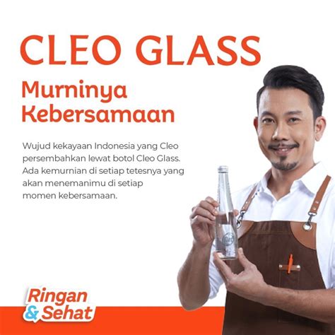 Jual Cleo Glass Demineral Water Air Mineral Botol Kaca 330 Ml