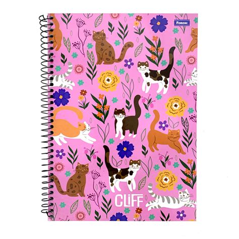 Caderno Universit Rio Capa Dura Cliff Girl Mat Rias Foroni