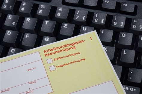 Elektronische Arbeitsunf Higkeitsbescheinigung Ab Januar Vebwk