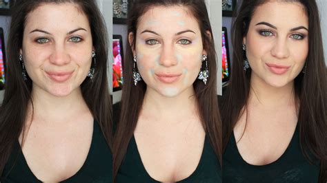 Drugstore Foundation Face Routine Color Correcting Youtube