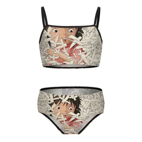 Spirited Away Girls Bikini Swimsuits Two Piece Beach Bathing Suit Swimwear Y Cm