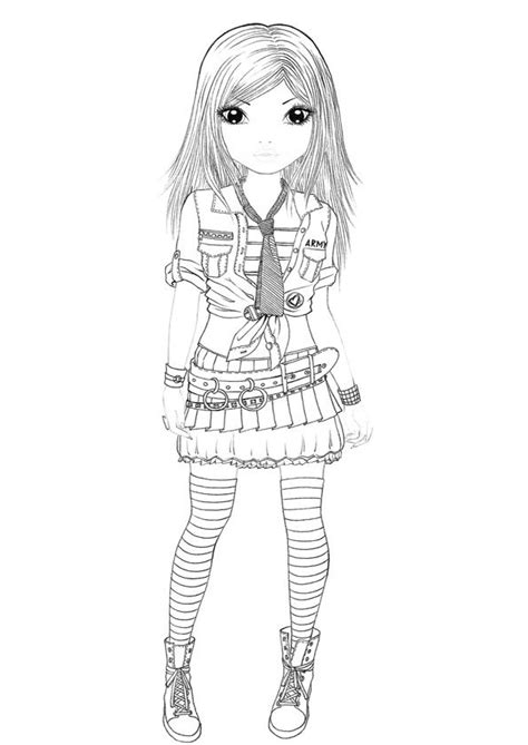 Картинки Раскраски Top Model - leaguetopik