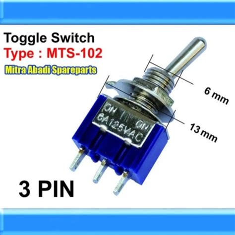 Jual Saklar Switch Toggel Pin On Off Kota Surabaya Tunas Electric