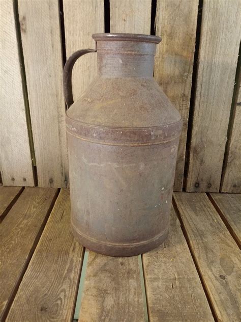 Hood Milk Can 1956 Etsy Milk Cans Vintage Milk Can Canning