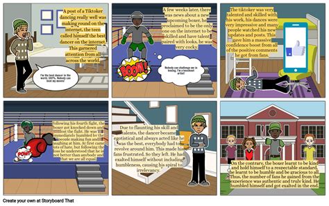 Parable Of The Tax Collector And Pharisee Storyboard