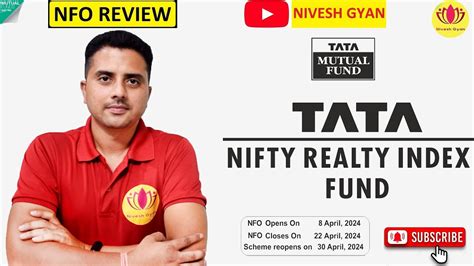 Tata Nifty Realty Index Fund Nfo Review Nfo Analysis Nivesh Gyan