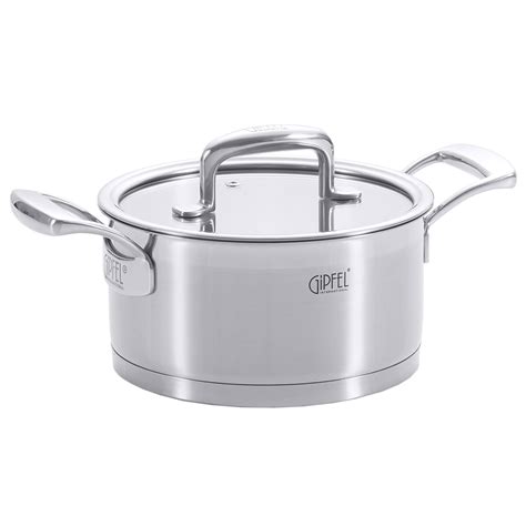 Кастрюля из нержавеющей стали Gipfel Prestige 1233 18 см/2 л - купить в ...