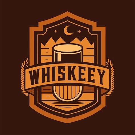 Premium Vector | Whiskey Logo design concept