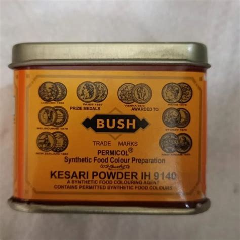 Bush Kesari Food Color Powder At Rs Bottle Artificial Food Colors