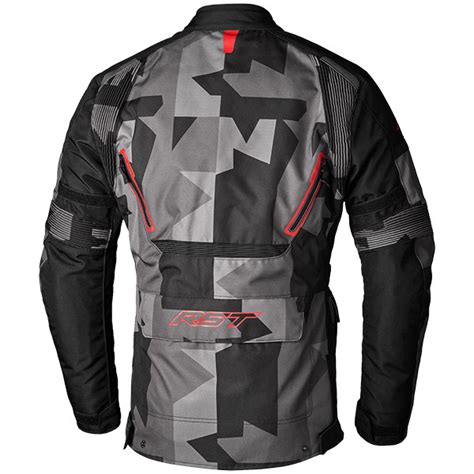 Rst Endurance Ce Textile Jacket Camo Red Free Uk Delivery