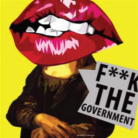 Red Lip Fuck The Government Welcome To OUT OF THE BOX