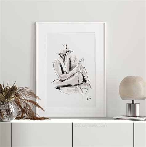 Intimate Couple Art Erotic Art Print Naked Sex Scene Sensual Etsy UK