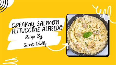 Creamy Salmon Fettuccini Alfredo Easy Weeknight Dinner Recipe Youtube