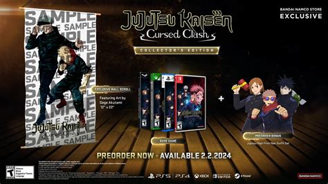 Jujutsu Kaisen Cursed Clash Collectors Edition Details Here One Esports