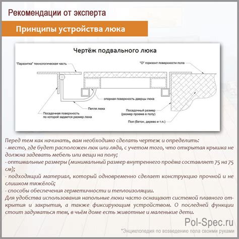 Изготовление механизма для люка в подвал своими руками — выбор ...