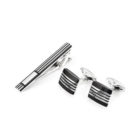 Marlary Unique Design Mens Fashion Tie Pins And Cufflinks Sets