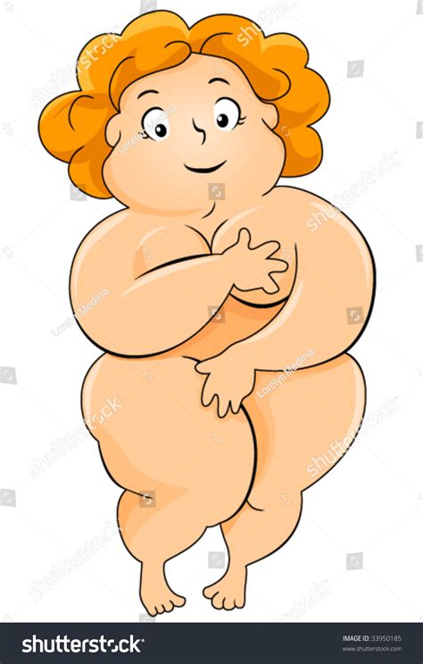 Nude Plump Woman Vector Stock Vector Royalty Free 33950185 Shutterstock